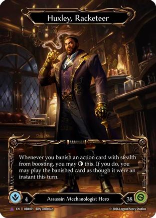 Image of Huxley, Racketeer (Marvel) (OBK071) - Outbreak Cold Foil