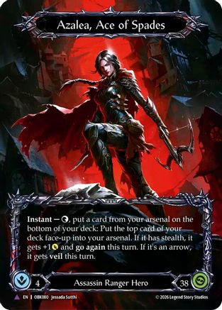 Image of Azalea, Ace of Spades (Marvel) (OBK080) - Outbreak Cold Foil