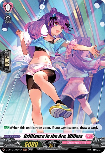 Image of Brilliance in the Ore, Wilista (D-LBT01/H34EN) [Lyrical Melody]