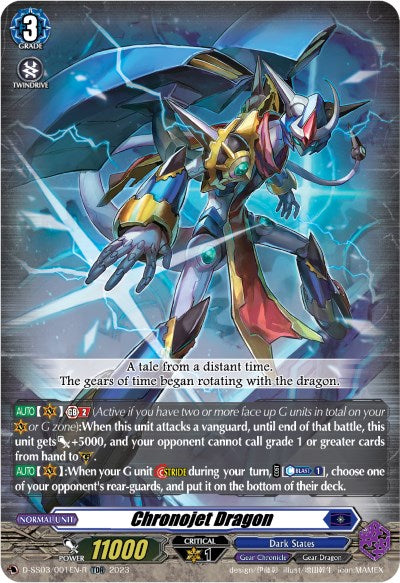 Image of Chronojet Dragon (TDR) (D-SS02/001EN-R) [Stride Deckset -Chronojet-]