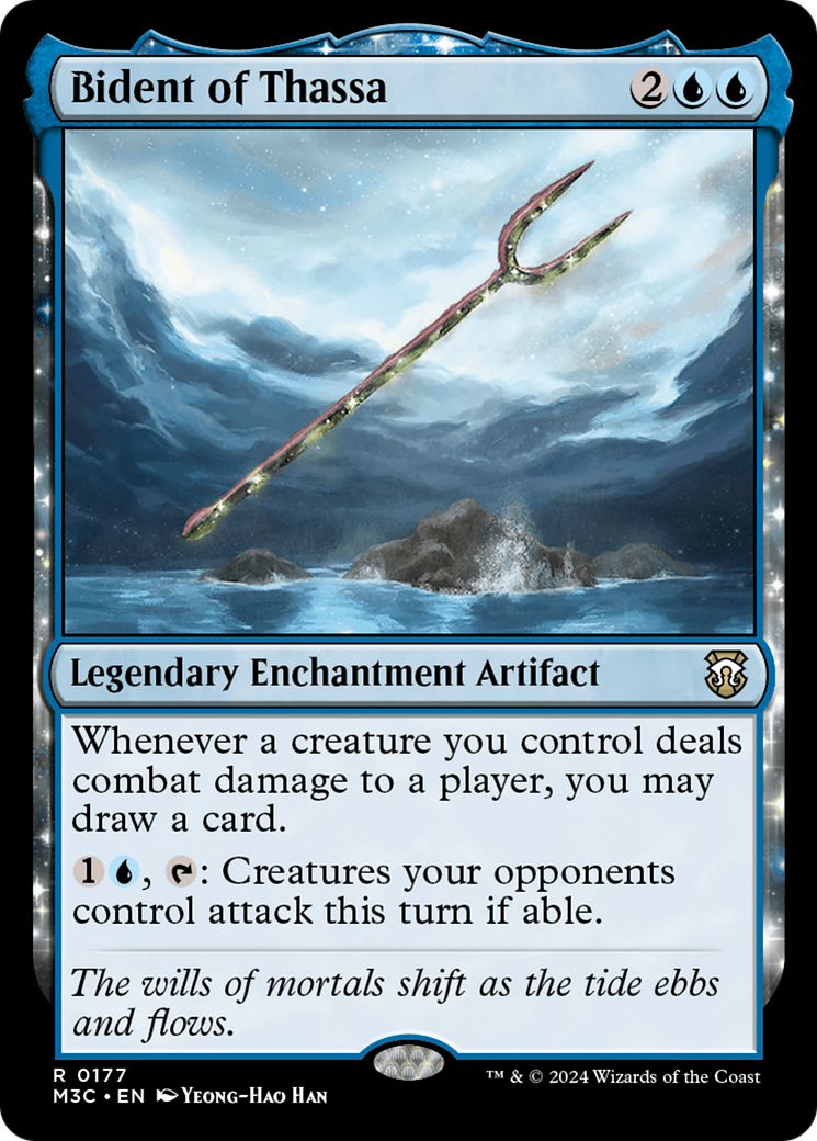 Image of Bident of Thassa [Modern Horizons 3 Commander]