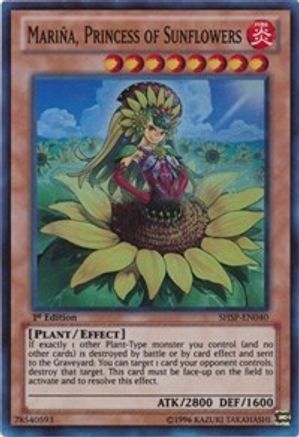 Image of Marina, Princess of Sunflowers [SHSP-EN040] Super Rare