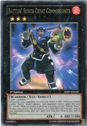 Image of Battlin' Boxer Cheat Commissioner [SHSP-EN049] Rare
