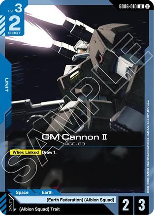 Image of GM Cannon II (GD06-010) - Stardust Trails