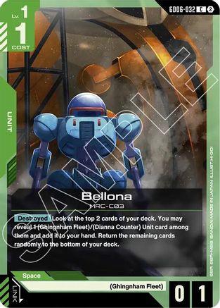Image of Bellona (GD06-032) - Stardust Trails