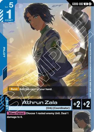 Image of Athrun Zala (GD06-082) - Stardust Trails