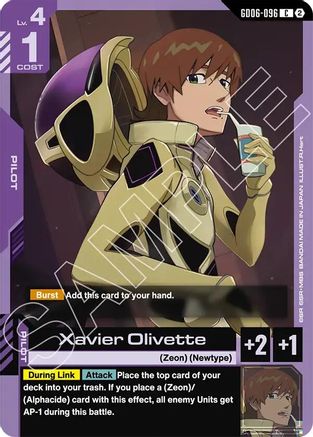 Image of Xavier Olivette (GD06-096) - Stardust Trails