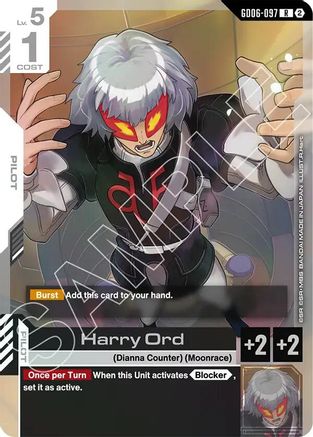 Image of Harry Ord (GD06-097) - Stardust Trails Holofoil