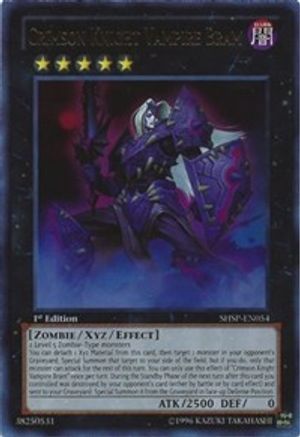 Image of Crimson Knight Vampire Bram [SHSP-EN054] Ultra Rare