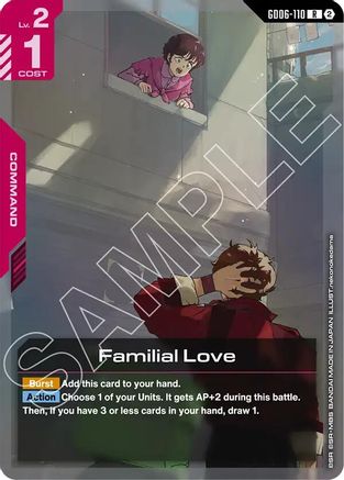 Image of Familial Love (GD06-110) - Stardust Trails Holofoil