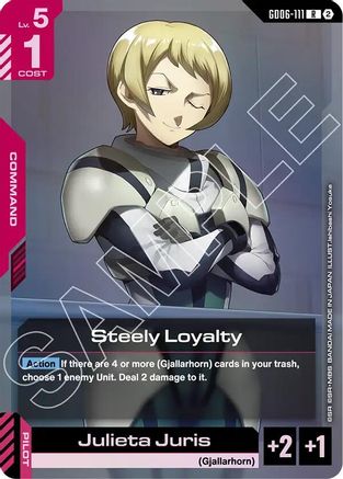 Image of Steely Loyalty (GD06-111) - Stardust Trails Holofoil