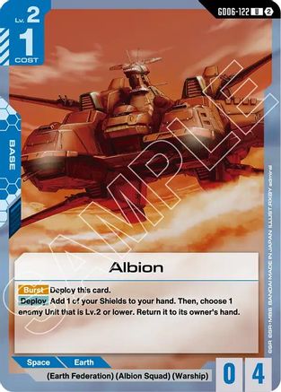 Image of Albion (GD06-122) - Stardust Trails