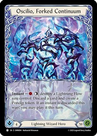 Image of Oscilio, Forked Continuum // Aphrodias (OMN094) - Omens of the Third Age