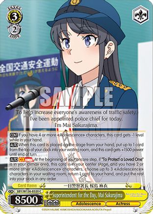 Image of Superintendent for the Day, Mai Sakurajima (SBY/W136-E020) - Rascal Does Not Dream of Santa Claus