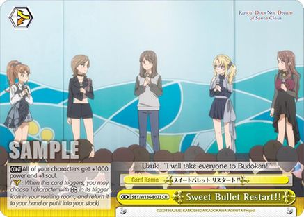 Image of Sweet Bullet Restart!! (SBY/W136-E023) - Rascal Does Not Dream of Santa Claus
