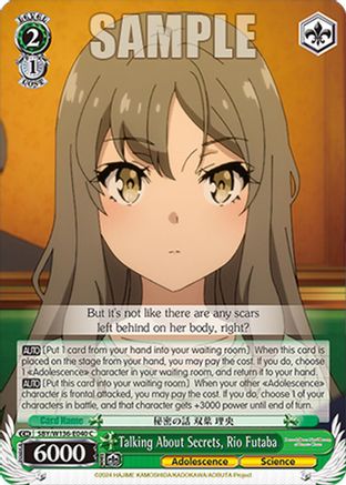 Image of Talking About Secrets, Rio Futaba (SBY/W136-E040) - Rascal Does Not Dream of Santa Claus