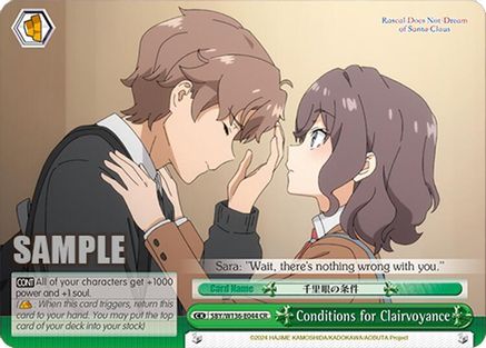Image of Conditions for Clairvoyance (SBY/W136-E044) - Rascal Does Not Dream of Santa Claus