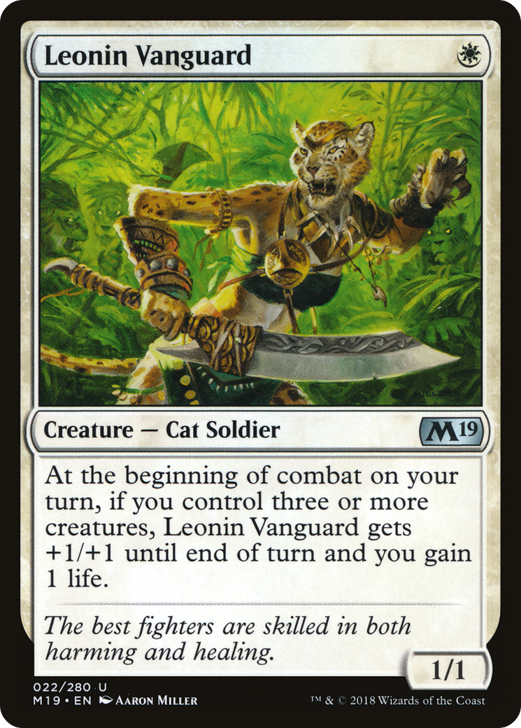 Image of Leonin Vanguard [Core Set 2019]