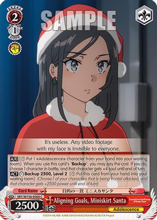 Image of Aligning Goals, Miniskirt Santa (SBY/W136-E068) - Rascal Does Not Dream of Santa Claus