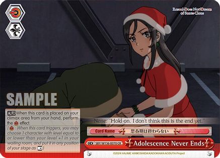 Image of Adolescence Never Ends (SBY/W136-E070) - Rascal Does Not Dream of Santa Claus
