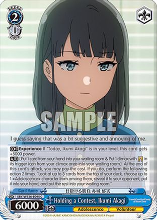 Image of Holding a Contest, Ikumi Akagi (SBY/W136-E095) - Rascal Does Not Dream of Santa Claus