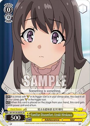 Image of Familiar Discomfort, Uzuki Hirokawa (SR) (SBY/W136-E009S) - Rascal Does Not Dream of Santa Claus