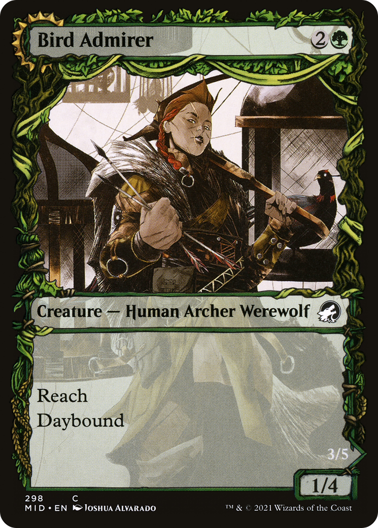 Image of Bird Admirer // Wing Shredder (Showcase Equinox) [Innistrad: Midnight Hunt]