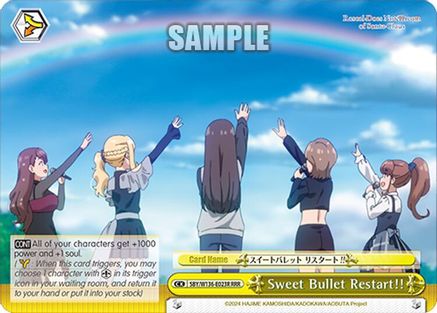 Image of Sweet Bullet Restart!! (RRR) (SBY/W136-E023R) - Rascal Does Not Dream of Santa Claus