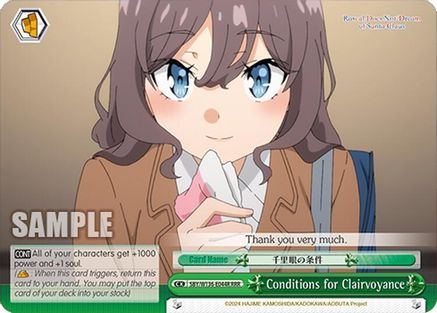 Image of Conditions for Clairvoyance (RRR) (SBY/W136-E044R) - Rascal Does Not Dream of Santa Claus