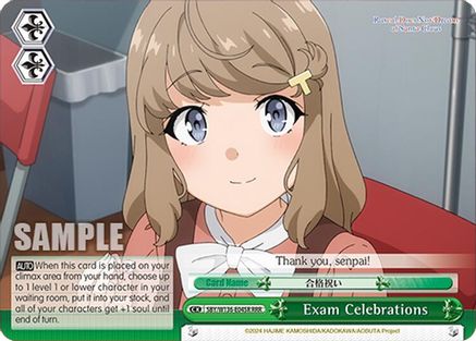 Image of Exam Celebrations (RRR) (SBY/W136-E045R) - Rascal Does Not Dream of Santa Claus