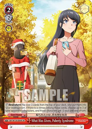 Image of What Was Given, Puberty Syndrome (SR) (SBY/W136-E069S) - Rascal Does Not Dream of Santa Claus