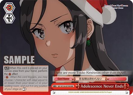 Image of Adolescence Never Ends (RRR) (SBY/W136-E070R) - Rascal Does Not Dream of Santa Claus