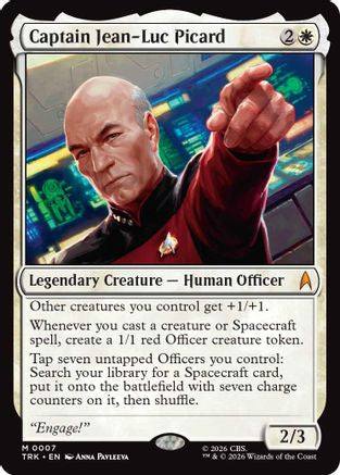 Image of Captain Jean-Luc Picard (TRK-007) - Star Trek Foil
