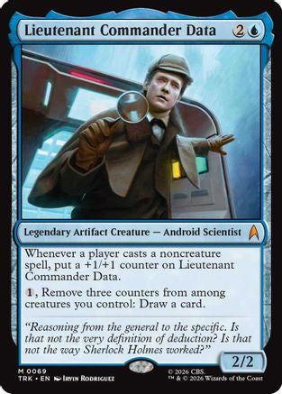 Image of Lieutenant Commander Data (TRK-069) - Star Trek Foil