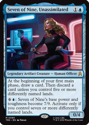 Image of Seven of Nine, Unassimilated (TRK-080) - Star Trek