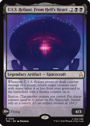 Image of U.S.S. Reliant, From Hell's Heart (TRK-135) - Star Trek