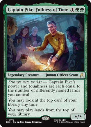 Image of Captain Pike, Fullness of Time (TRK-188) - Star Trek