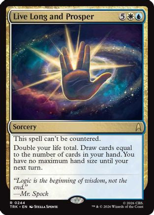 Image of Live Long and Prosper (TRK-244) - Star Trek Foil