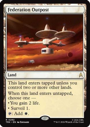 Image of Federation Outpost (TRK-282) - Star Trek