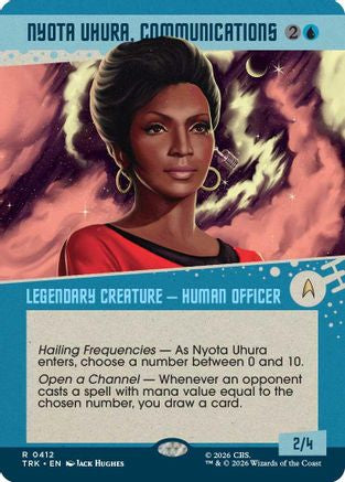 Image of Nyota Uhura, Communications (Showcase) (TRK-412) - Star Trek Foil