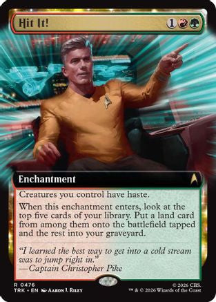 Image of Hit It! (Extended Art) (TRK-476) - Star Trek Foil