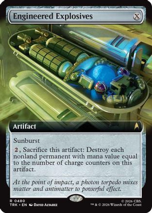 Image of Engineered Explosives (Extended Art) (TRK-480) - Star Trek Foil