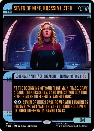 Image of Seven of Nine, Unassimilated (Showcase) (TRK-373) - Star Trek