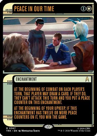 Image of Peace in Our Time (Showcase) (TRK-367) - Star Trek