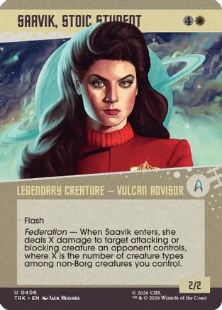 Image of Saavik, Stoic Student (Showcase) (TRK-406) - Star Trek