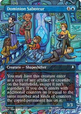 Image of Dominion Saboteur (Borderless) (TRK-345) - Star Trek