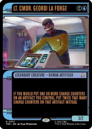 Image of Lt. Cmdr. Geordi La Forge (Showcase) (TRK-372) - Star Trek