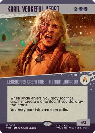 Image of Khan, Vengeful Heart (Showcase) (TRK-416) - Star Trek