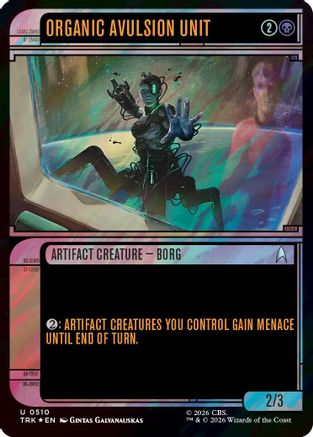 Image of Organic Avulsion Unit (Showcase) (Surge Foil) (TRK-510) - Star Trek Foil