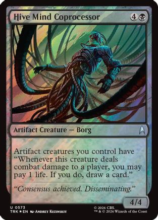 Image of Hive Mind Coprocessor (Surge Foil) (TRK-573) - Star Trek Foil